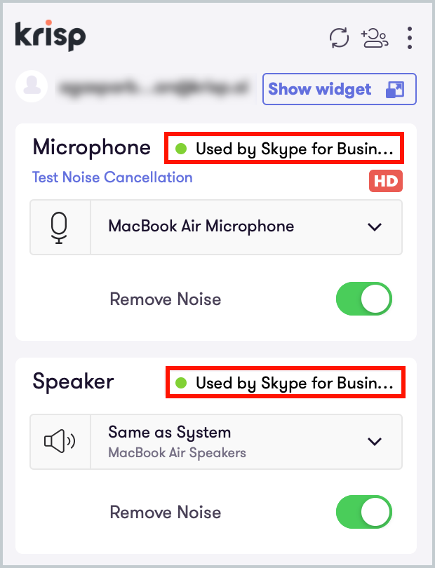 skype for business mac microphone not working